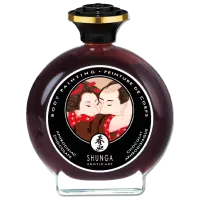 Ulei pentru masaj Shunga Body Painting 100 ml/ Ciocolată/ Transparent