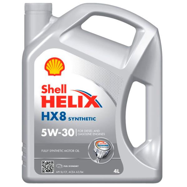 Ulei de motor Shell 5W30 Helix HX8 5W-30 4 l sintetic photo 1