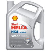 Моторное масло Shell 5W30 Helix HX8 5W-30 4 л синтетическое