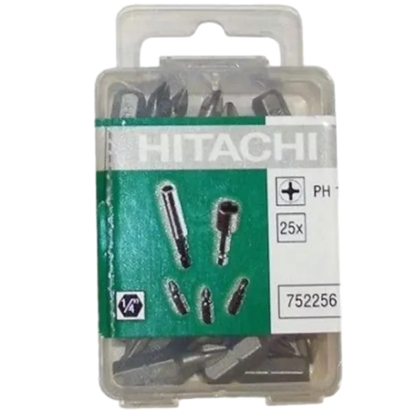 Набор бит Hitachi 752256 Количество в наборе - 25 photo 1