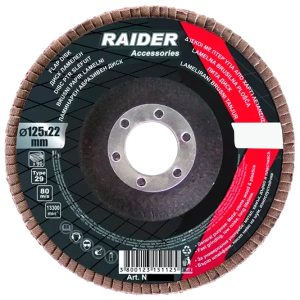 Disc de șlefuit Raider 164119 Universală photo 1 Disc de șlefuit Raider 164119 Universală photo 1