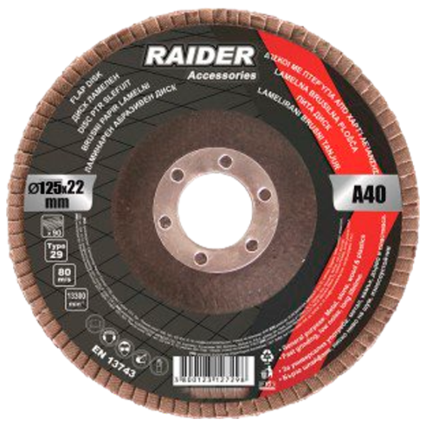 Disc de șlefuit Raider 164118 Universală photo 1