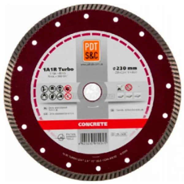 Диск алмазный сплошной PDT 810400TUNVu1А1R  photo 1