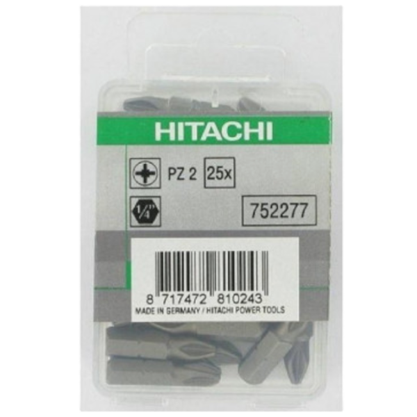 Набор бит Hitachi 752277 Количество в наборе - 25 photo 1