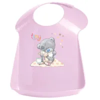 Слюнявчик Bytplast MeToYou Классическая/ Пластик/ Розовый