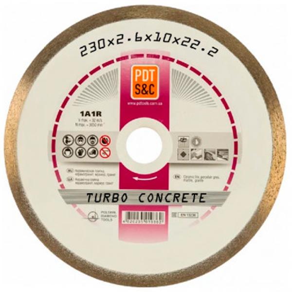 Диск алмазный сплошной PDT 810600TCRTu1A1R  photo 1