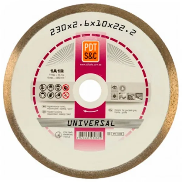 Disc diamantat continuu PDT 830600UNVu1A1RSS/C3  photo 1
