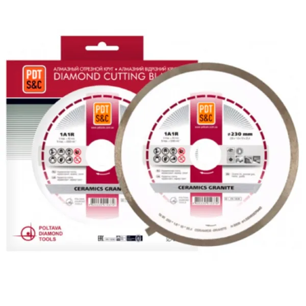 Disc diamantat continuu PDT 820601CRMGu1A1R  photo 1