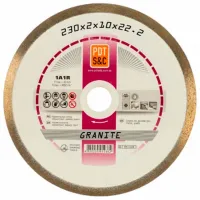 Диск алмазный сплошной PDT 820601CGRu1A1R 