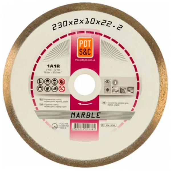 Диск алмазный сплошной PDT 820601CMRu1A1R  photo 1