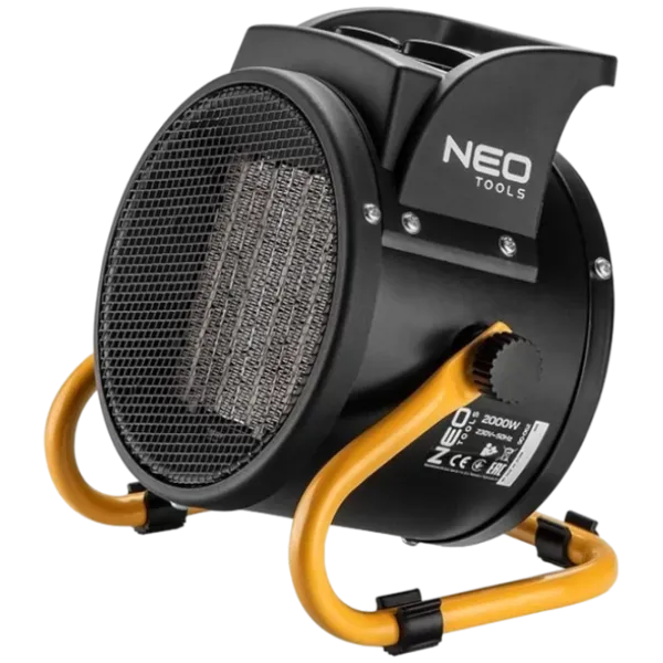Тепловая пушка Электрическая NEO Tools 52712 2000 Вт/ 30 м²/ 197 м³/ ч photo 1
