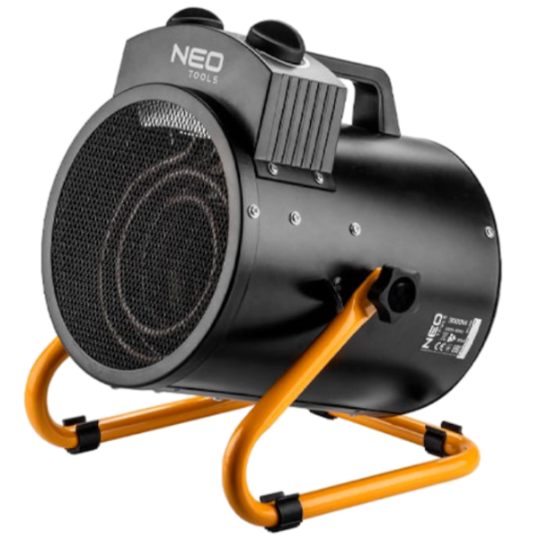 Тепловая пушка Электрическая NEO Tools 52435 2000 Вт/ 50 м²/ 330 м³/ ч photo 1