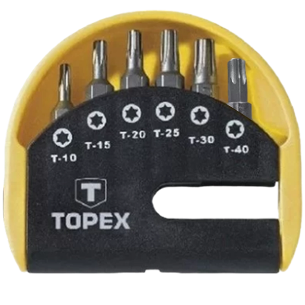Набор бит Topex 39D350 Количество в наборе - 7 photo 1 Набор бит Topex 39D350 Количество в наборе - 7 photo 1