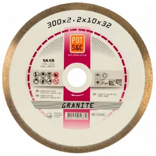 Disc diamant continuu PDT 820804CGR1A1R  photo 1