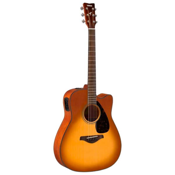 Акустическая гитара Yamaha FGX800C SB 4/ 4, Dreadnought, Sunburst photo 1