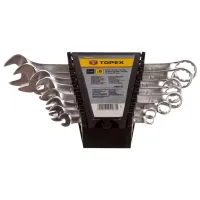 Комбинированный набор ключей Topex 35D756 Количество в наборе: 8 шт.