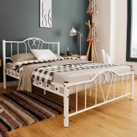 Pat Magnus Orkide 180 x 200 cm/ Metal/ White