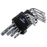 Set de chei hexagonale Topex 35D950 Cantitatea în set: 9 buc.