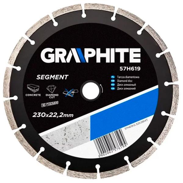 Disc diamantat segmentat Graphite 57H619  photo 1 Disc diamantat segmentat Graphite 57H619  photo 1