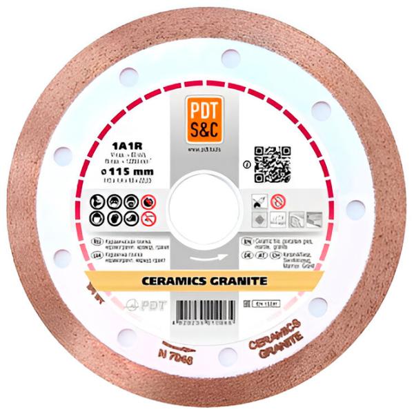 Диск алмазный сплошной PDT 820200CGRu1A1R  photo 1