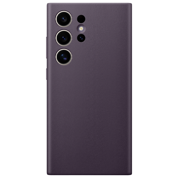 Husă pentru smartphone Samsung Galaxy S24 Ultra Samsung/ Back/ Piele ecologică/ Dark Violet photo 1