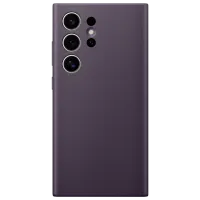 Husă pentru smartphone Samsung Galaxy S24 Ultra Samsung/ Back/ Piele ecologică/ Dark Violet