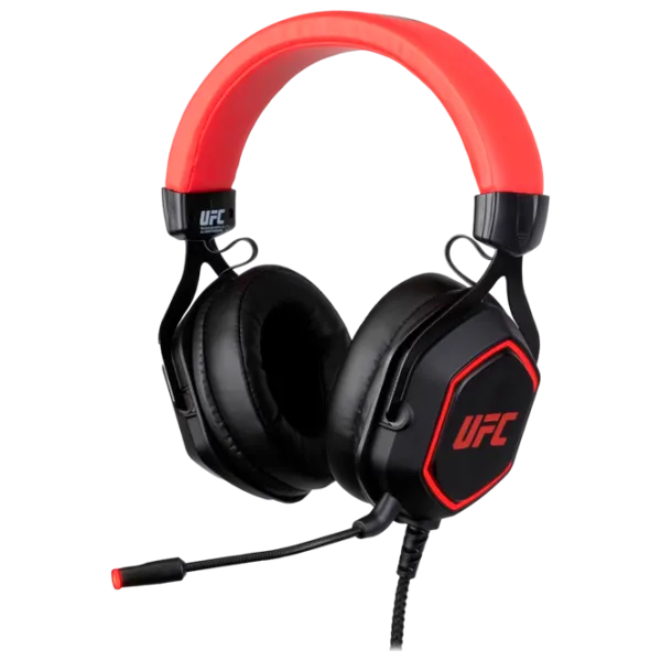 Наушники Konix UFC Черный Красный Проводная/ Игровой photo 1