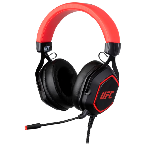 Наушники Konix UFC Черный Красный Проводная/ Игровой photo 1
