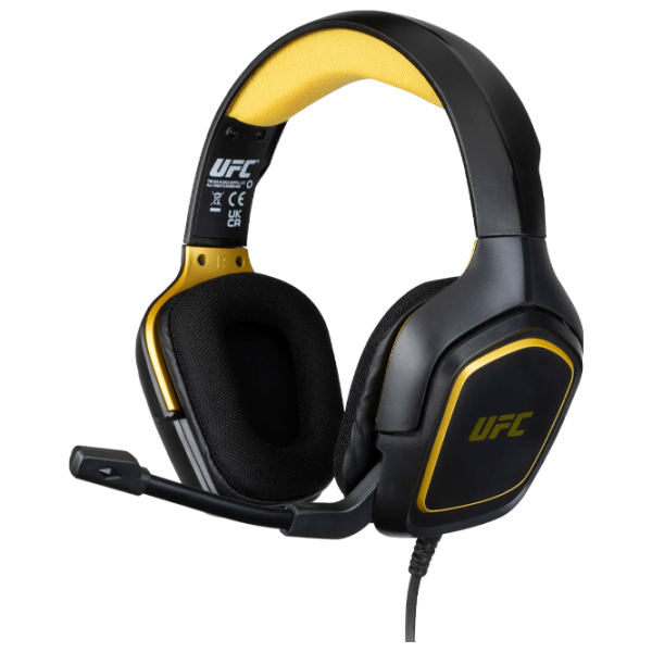 Наушники Konix UFC Черный Желтый Проводная/ Игровой photo 1