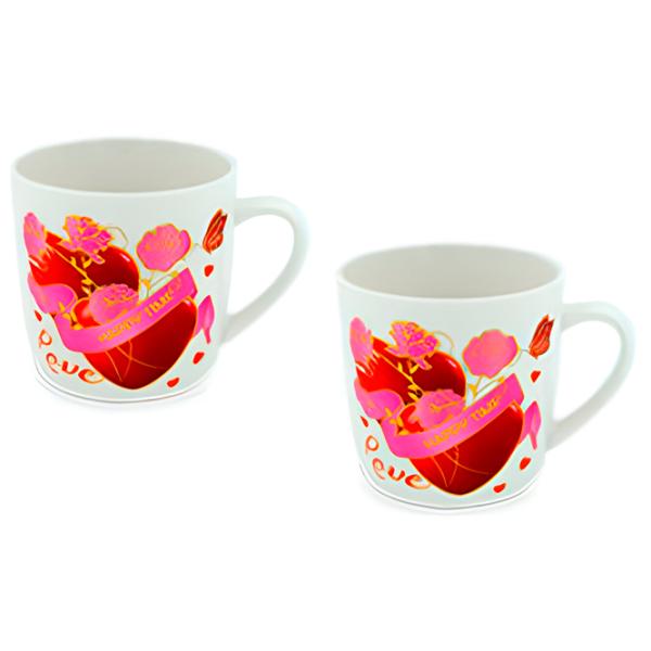 Набор чашек Sf.Valentine Love 210 мл/ Керамика/ Разноцветный photo 1
