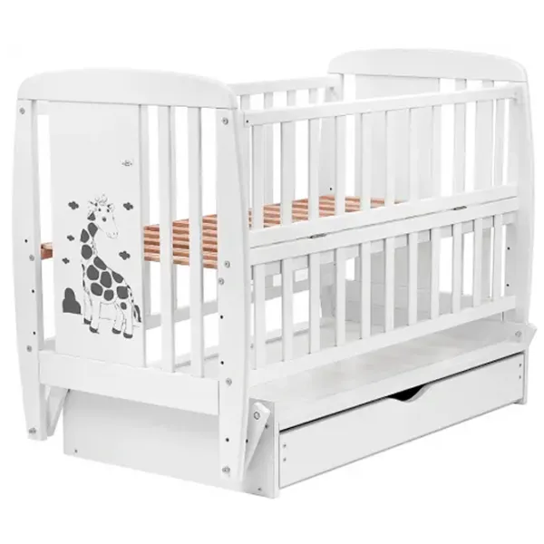 Pat pentru copii Dubok Girafă 0 luni -/ White photo 1 Pat pentru copii Dubok Girafă 0 luni -/ White photo 1