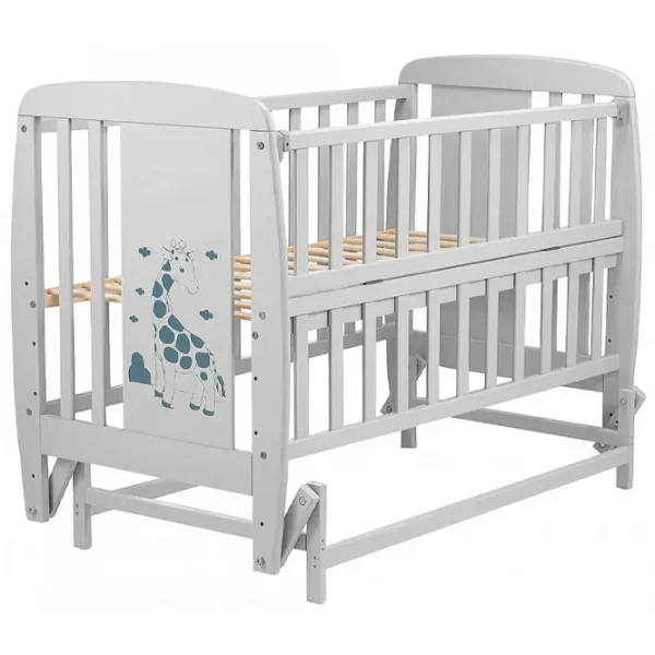 Pat pentru copii Dubok Girafă 0 luni -/ Gray photo 1