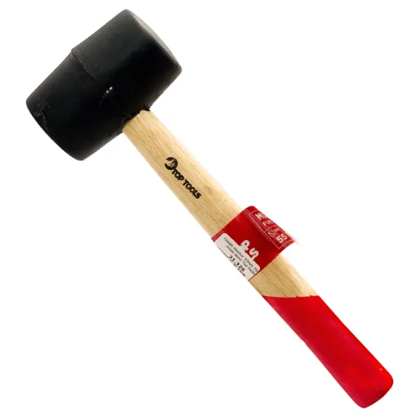 Молоток для укладки плитки TopTools 02A320 Резина, пластик/ Дерево/ 270 мм photo 1