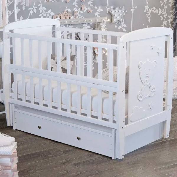 Pat pentru copii Dubok Umka 1 an - 5 ani/ White photo 1 Pat pentru copii Dubok Umka 1 an - 5 ani/ White photo 1