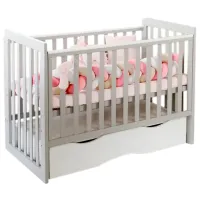 Детская кровать Angelo Lux-11 Classico 1 год - 5 лет/ Серый