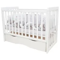 Pat pentru copii Angelo Lux-11 Classico 1 an - 5 ani/ White