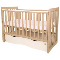 Детская кровать Angelo Lux-11 Classico 1 год - 5 лет/ Капучино