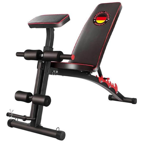 Спортивная скамья Marshall Fitness MFS056 Силовые упражнения/ Черный photo 1