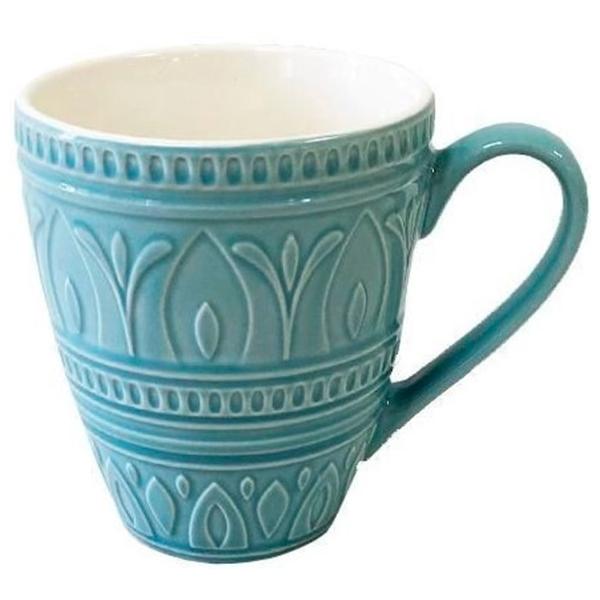 Cană Tognana Relief Avio 420 ml/ Ceramică/ Blue photo 1 Cană Tognana Relief Avio 420 ml/ Ceramică/ Blue photo 1
