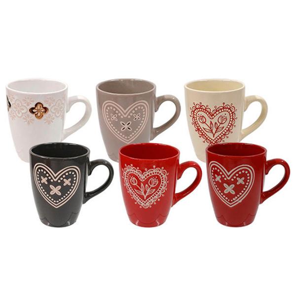 Cană Sf.Valentine Inimă 360 ml/ Ceramică/ Multicolor photo 1 Cană Sf.Valentine Inimă 360 ml/ Ceramică/ Multicolor photo 1