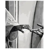 Pictură pe numere BrushMe Limbajul corpului 8 50 x 40 cm/ Verticală