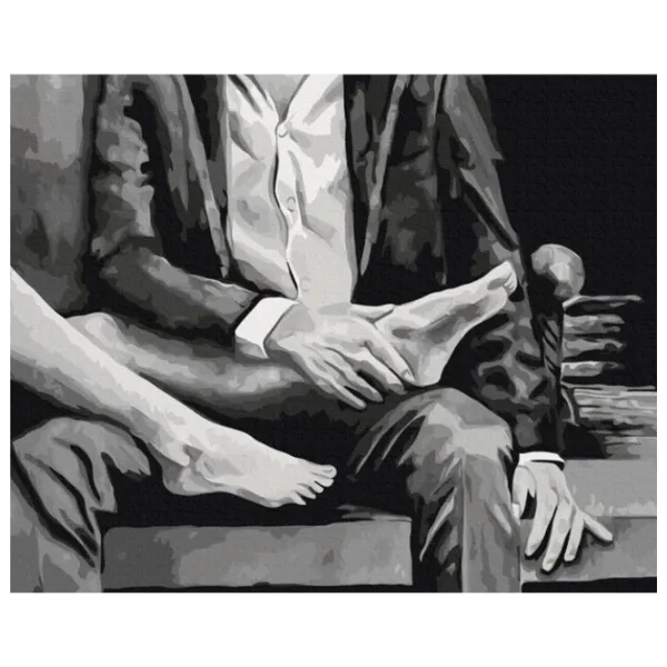 Картина по номерам BrushMe Язык тела 2 50 x 40 см/ Горизонтальная photo 1