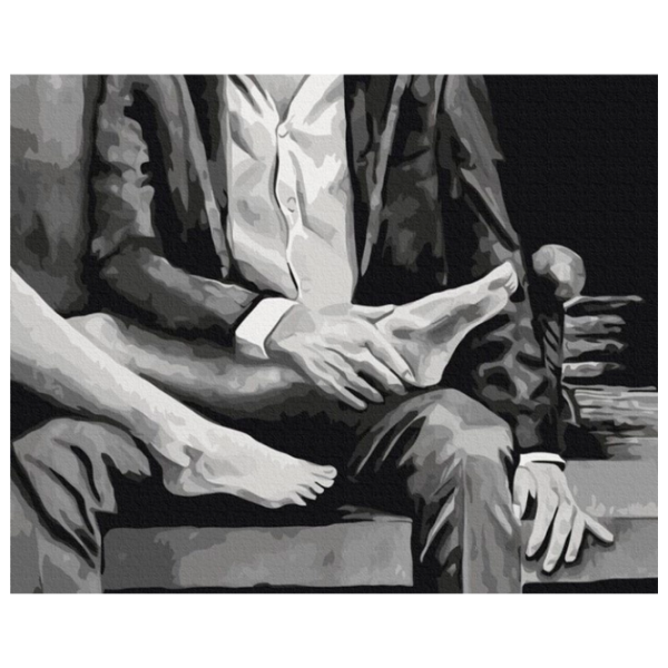 Картина по номерам BrushMe Язык тела 2 50 x 40 см/ Горизонтальная photo 1