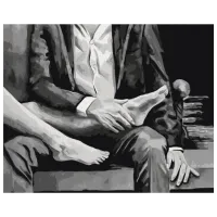 Pictură pe numere BrushMe Limbajul corpului 2 50 x 40 cm/ Orizontală