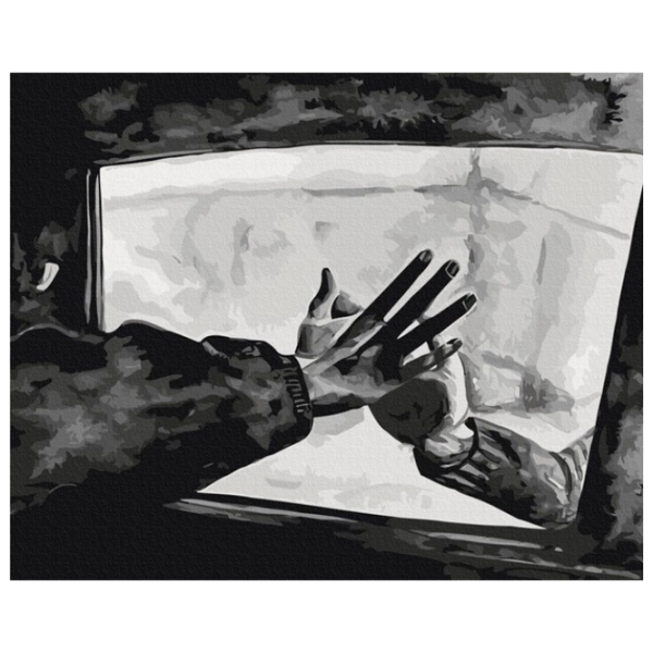 Картина по номерам BrushMe Язык тела 4 50 x 40 см/ Горизонтальная photo 1