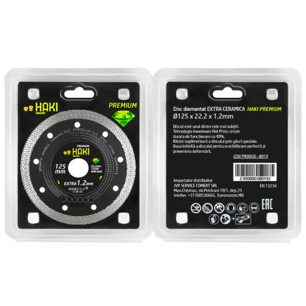 Disc diamantat continuu Haki 8019  photo 1