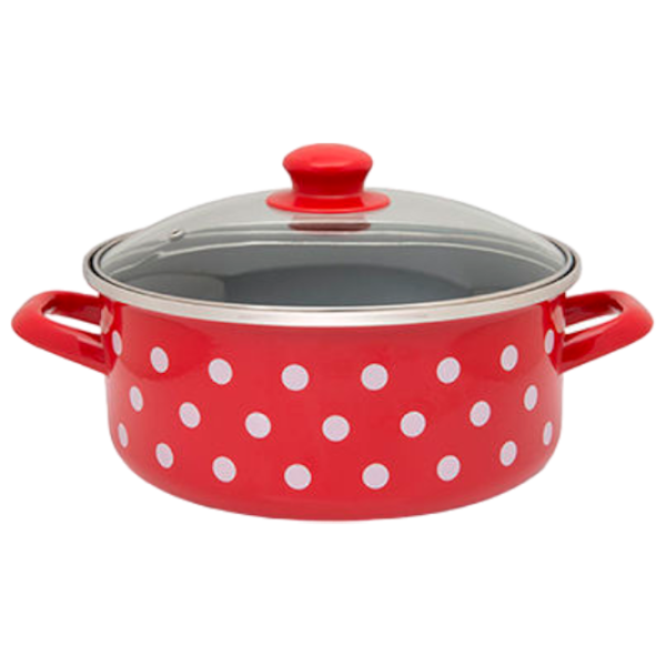 Cratiță Metalac Clasica 2.75 l Oțel inoxidabil/ Red photo 1 Cratiță Metalac Clasica 2.75 l Oțel inoxidabil/ Red photo 1