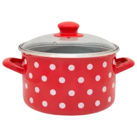 Кастрюля Metalac Clasica 6.75 л Нержавеющая сталь/ Красный