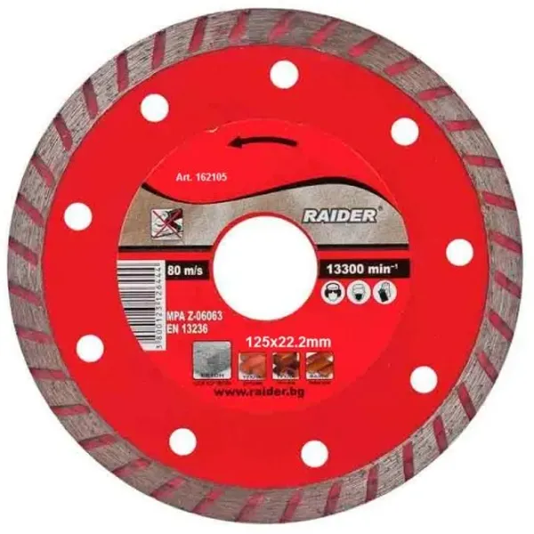 Disc diamantat continuu Raider 162105  photo 1 Disc diamantat continuu Raider 162105  photo 1