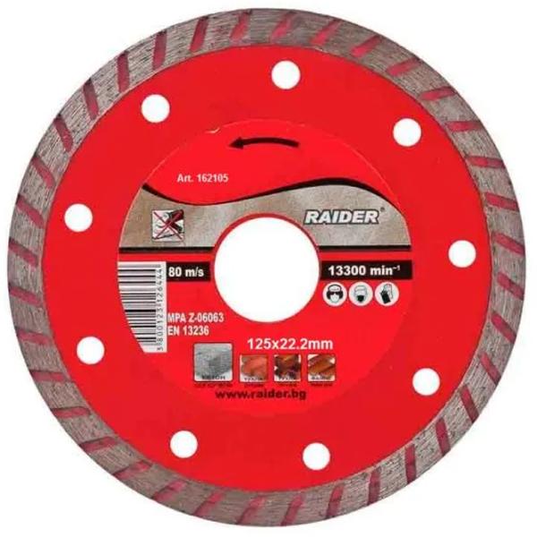 Disc diamantat continuu Raider 162105  photo 1 Disc diamantat continuu Raider 162105  photo 1